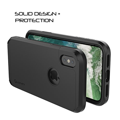 Luvvitt Iphone Xs/X Case, Ultra Armor Case With Dual Layer Heavy Duty Protection And Air Bounce Technology For Iphone Xs/X (2017-2018) - Black #TOP5