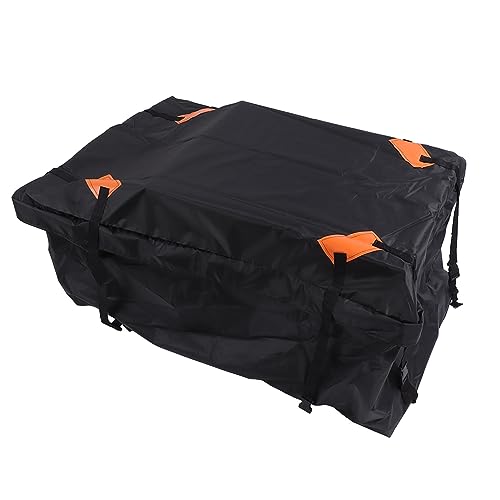 Car Rooftop Cargos Carrier, 425L Heavy Duty Universal Roof Cargos Bag Fit Most Vehicle for Outdoor Camping Travel (600D)