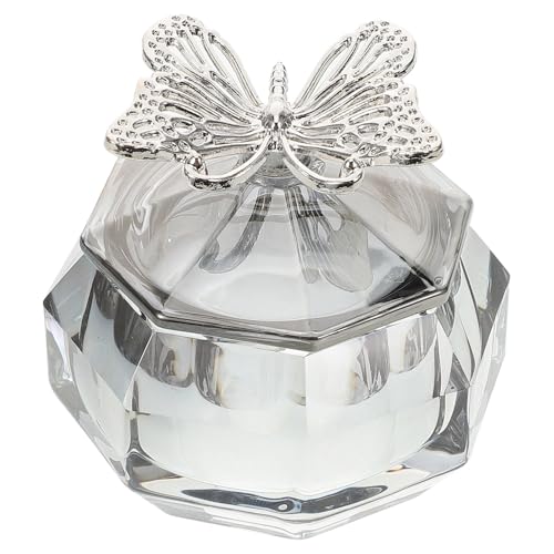 Vaso de Cristal para Arte de Uñas con Tapa miniatura 1