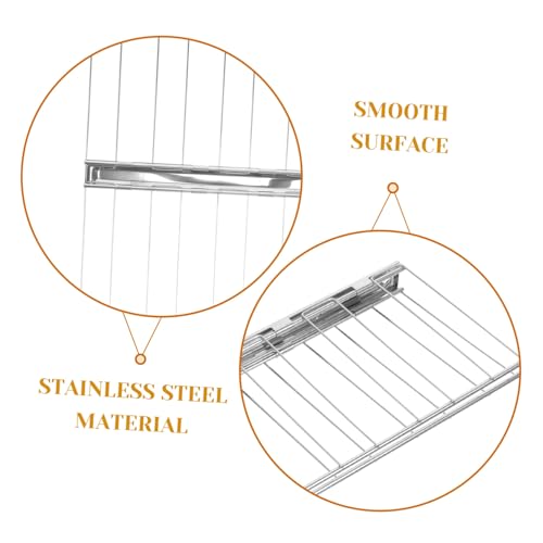 Miniatura 6 de Congarteno Rejilla De Calentamiento Para Accesorio De Cocina Soporte De Pan Para Sandwiches Compatible Mayoría De Tostadoras Diseño Antideslizante Y Seguro Para Desayunos Y Snacks