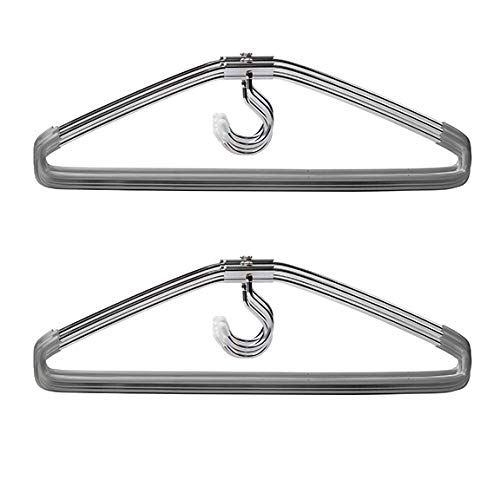 Amarshri Folding Hangers, Steel Chrome Plated Hangers for Clothes