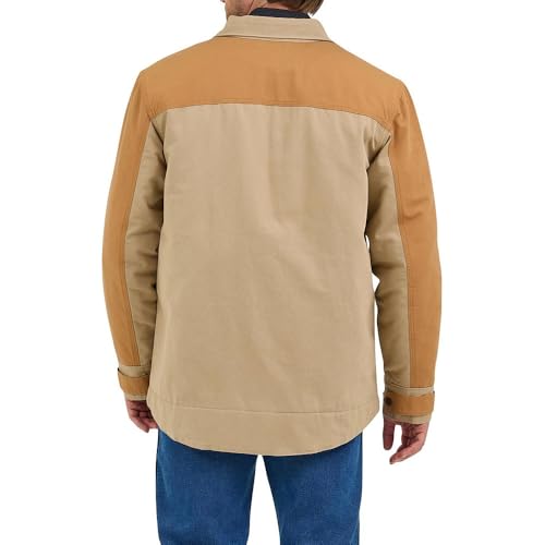Wrangler Men's Chipmunk Mixed Canvas Chore Coat3