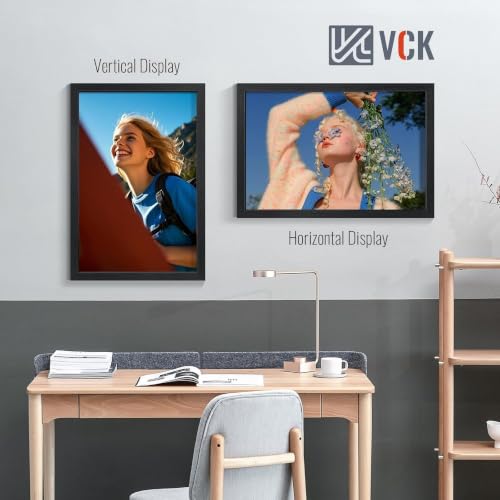 Image of VCK 20x30 Poster Frame 2 Pack, Black Wood Picture Frame, Wall Display