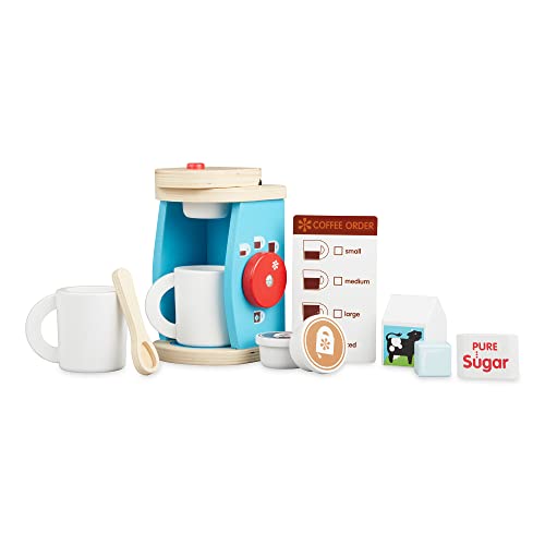 Melissa & Doug Brew And Serve Wooden Coffee Maker Set - Play Kitchen Accessories (12 -Pieces) #TOP3