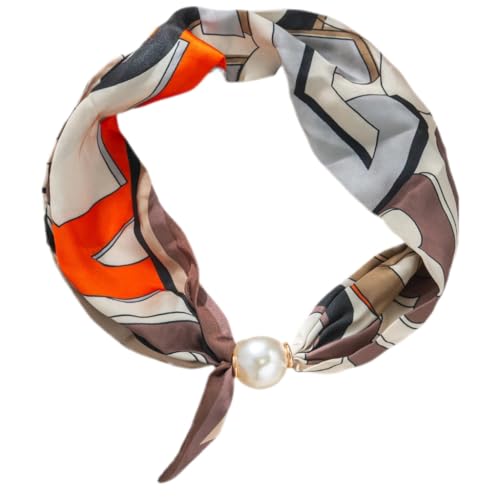 MIFYNN Silk Scarf Choker Necklace for Woman Trendy Black and