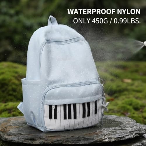 JUSWORIN Piano Backpack, Y2K Cutecore Polka Dot Backpack for Women - 4