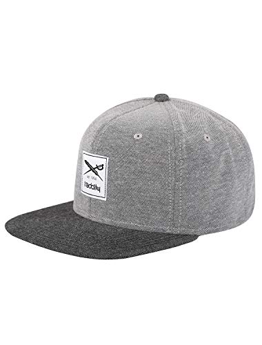 IRIEDAILY Herren Baseball Cap Flag Chambray Snapback in Charc Mel, One Size Cover