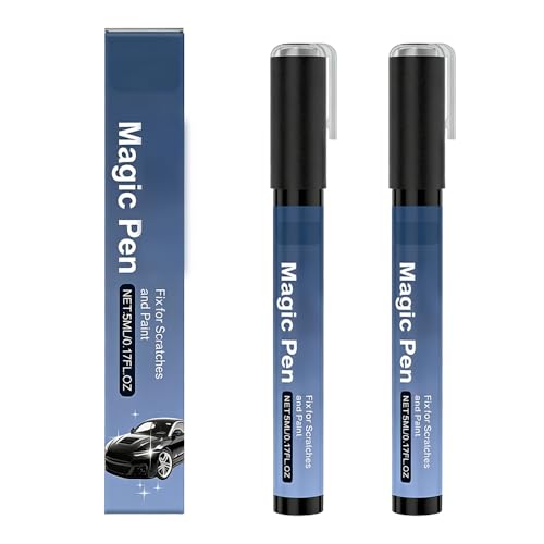 2026 Magic Car Scratch Removal Pen New Car Magic Scratch Removal Pen Cars Pens Scratches for Quick Automotive Cars Paint Scratches Repair (2PCS)