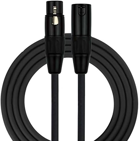 KIRLIN Cable MPC Microphone Cable, XLR, BLACK, 25FT (MPC-270PB-25/BK)