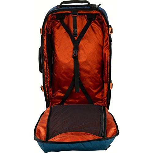 Victorinox VX Touring Wheeled Duffel with TSA Approved Locks, Dark Teal, Checked, Medium (26