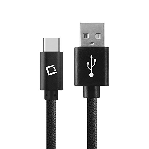 Usb Type C Cable Charger, Cellet Data Sync And Charge 10 Feet Heavy Duty Nylon Braided Fast Usb C Charging Cord Color Black #TOP13