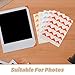 HOODANCOS 17 Sheets DIY Photo Corners for Scrapbooking Multi-hue Adhesive Corner Protectors Removable Compatible with All Photos for Albums and Posters