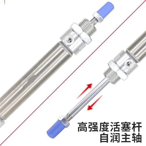 Mini vérin pneumatique durable MA25 en acier robuste pour guidage précis - 5