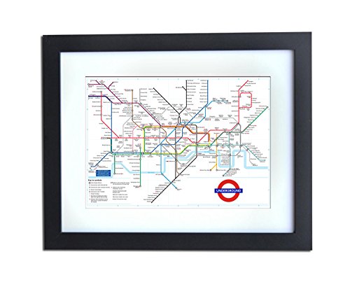 Plan métro Londres affiche Revendic'Art de qualité supérieure - 2