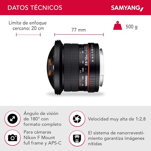 Objetivo Samyang 12mm f2.8 Ojo de Pez para Nikon - Fernando Cortés
