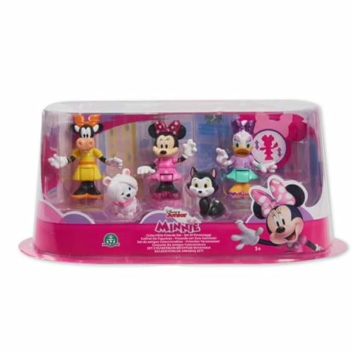 Disney Minnie Coffret 5 Figurines 7,5 cm Articulées, 5 Personnages à Collectionner, Jouet pour Enfants Dès 3 Ans, GIOCHI PREZIOSI, MCN19