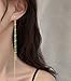 SLUYNZ Solid 925 Sterling Silver 6.3inch Long Chain Earrings Dangle for Women Teen Girls Line Dangle Earrings Chain Backs (B-Gold Plated)