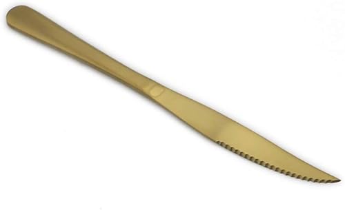 Miniatura 7 de Gugrida Juego de cubiertos de acero inoxidable 1810 de lujo negro mate