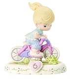 Precious Moments 152012 Growing In Grace, Age 6 Girl Bisque Porcelain Figurine  Blonde
