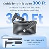 32.8FT Starlink Replacement Cable for Rectangular Satellite V2, Starlink Internet Kit Satellite Cable Extension Fits Gen 2 Accessories(32.8FT/10M) Waterproof, Grey