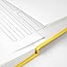 JOYEUX Blank Journal Notebook, A5, 160 Pages 100 Gsm Thick Sketch Books Hardcover Journal for Writing, 5.7 inches x 8 inches Notebooks for Work (Yellow)