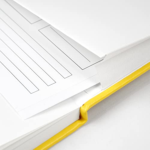 JOYEUX-Blank-Journal-Notebook-A5-160-Pages-100-Gsm-Thick-Sketch-Books-Hardcover-Journal-for-Writing-57-inches-x-8-inches-Notebooks-for-Work-Yellow