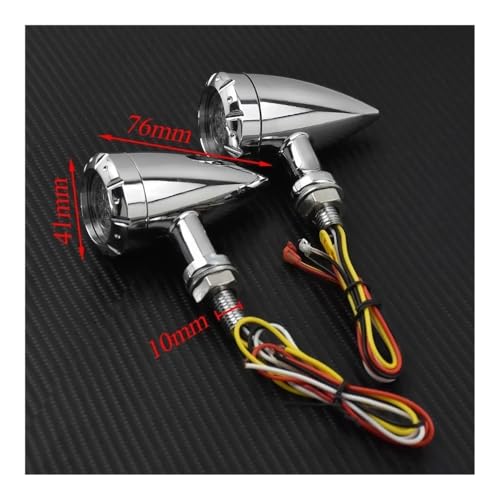 Clignotants dyna chopper bobber cruiser avec feu de freinage - 7