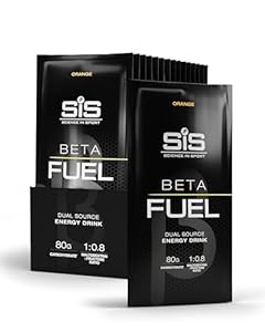 Science in Sport BETA Fuel 80 Energy Drink Pulver 15 x 82g Orange - Isotonisches Getränkepulver mit 80g Kohlenhydrate, Idealer Energielieferant für Ausdauersportler