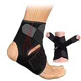 HiRui Ankle Brace Ankle Wrap, X Strap Stabilizer Ankle Support for Strain Sprains Arthritis Recovery...