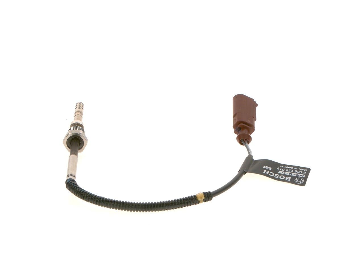 BOSCH Sensore, Temperatura gas scarico 0986259019 | Compatibile con: AUDI A4 Allroad B8, A4 B8, A4 B8 Avant, A5 Cabriolet, Q5, Q5 Van, SKODA FABIA II, FABIA II Combi, ROOMSTER