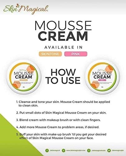 Skin Magical Mousse Cream Tinted Moisturizer with SPF 45, 5g (Pink Tone)
