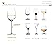 RIIPOO Wine Glass Rack Hangers Under Cabinet, Bamboo Wine Glasses Holders Under Shelf, Under Counter Wine Glass Holder for Home Kitchen & Bar Storage
