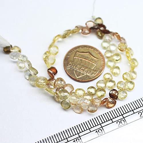 Zircon naturel cœur 5mm anti-ternissement pour enfilage durable