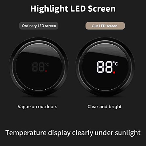 Coffee/Tea Thermos, 21 Oz Smart Coffee Bottle, Led Temperature Display Tea Infuser Bottle, Sports Water Bottle, Double Wall Vacuum Insulated Water Bottle, Stay Hot Or Cold For 24 Hours #TOP4