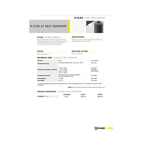 K-Flex ST Platten 19mm Selbstklebend (vgl Armaflex,Kaiflex) 6qm Autodämmung, Rolladenkastendämmung – Bild 4