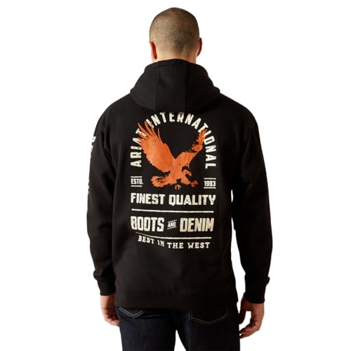 ARIAT mens Ariat Eagle Large Hoodie2