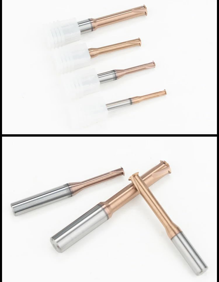 60 Degree 1 Tooth Carbide Thread Milling Cutter M1.2 M1.6 M2 M2.5 M3 M4 M5 M6 M8 CNC Machining Steel Threading,M12x1.75 D10