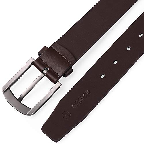 GOIACII Men's Genuine Leather Casual Belt with Single Prong Buckle3