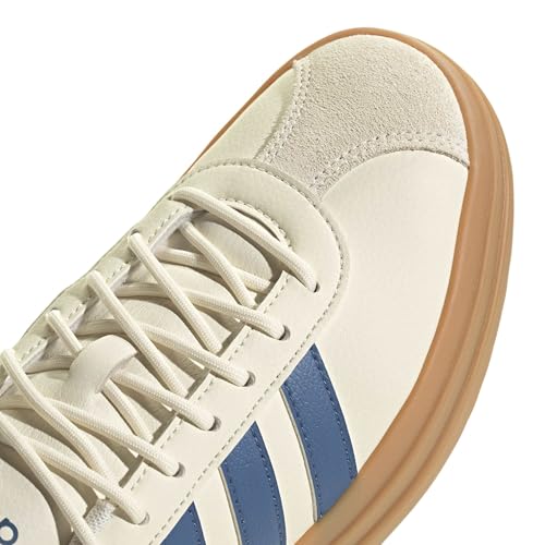 Image of adidas Womens Vl Court Bold Lace Up Sneakers Shoes Casual - Pink