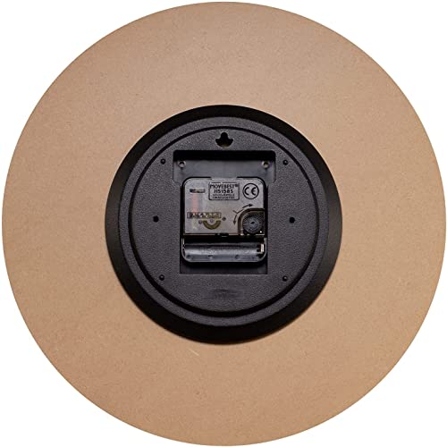 Nuovo Wall Clock Wood Grain Wall Clock Ocean Wall Clock Silent Wall Clock Number Quartz Wall Clock Large Decorative Wall Clock Quiet Wall Clock Home Office #TOP2