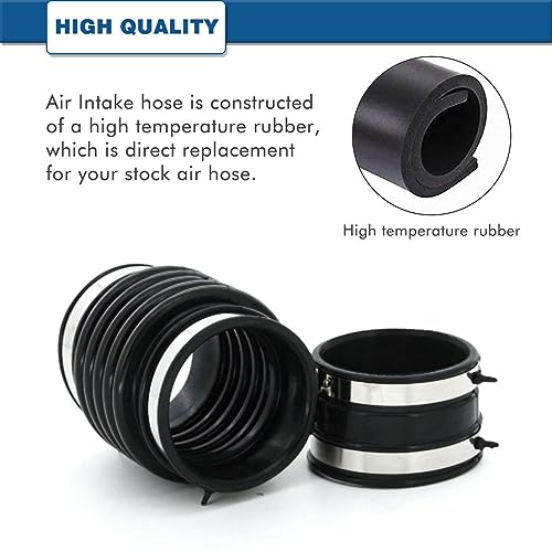 Air Intake Hose Compatible With Frontier 2005-2017, Pathfinder 2005-2012, Xterra 2005-2015 4.0 L- Intake Filter Tube Replaces # 696-009 16576Ea200 - Air Intake Duct Tube Boot #TOP1