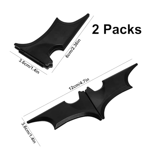 2 Pieces Metal Money Clip for Men, Minimalist Carbon Fiber Money Holder Minimalist Card Holder Money Clip for Bills Credit Cards(Elegant Black)3