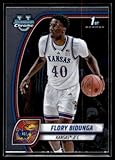 2024-25 Bowman University Chrome #24 Flory Bidunga Kansas Jayhawks Official College Basketball Card in Raw (NM or Better) Condition