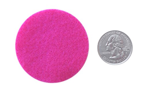 Image of Playfully Ever After Black, Pink, Turquoise & White Craft Felt Circles (2 Inch - 58pc)