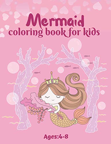 Mermaid coloring book for kids: A bundle of unique mermaid coloring patterns for kids perfect and cute easy educational Coloring and activity book ... kids who love to color in toddler pattern. image 2