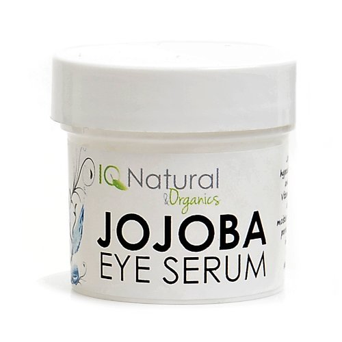 IQ Natural Jojoba Eye Balancing Serum, daily hydration, reduce appearance of stress. Organic 100% VEGAN 1oz