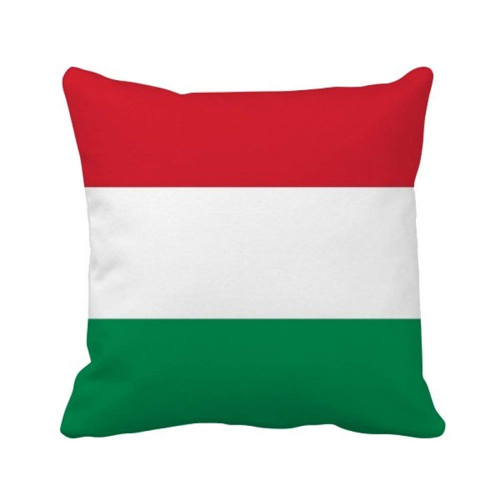 Coussin de l'Europe Hongrie 40x40cm multicolore avec insert inclus pour décoration salon