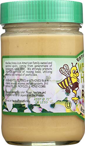 Wee Bee Honey Miel Natural Cruda, 1 Libra miniatura 4