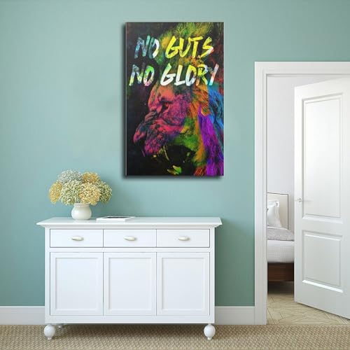 Poster No Guts No Glory pour la décoration de bureau et l'aménagement de chambre - 4