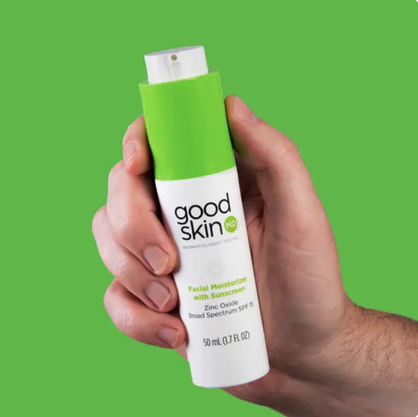 Miniatura 3 de Hidratante facial con óxido de zinc y protector solar de amplio espectro SPF 15 (paquete de 2)